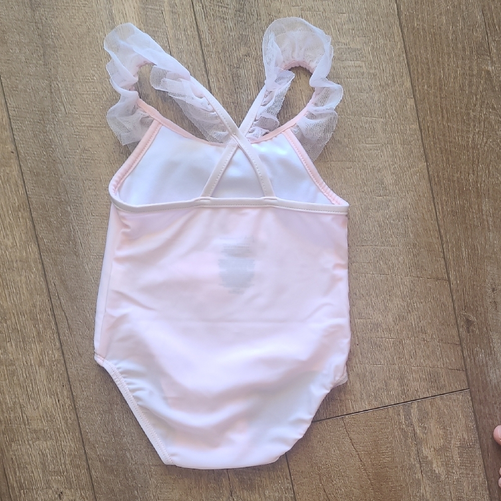 Pink Flamingo Ruffle Swimsuit - Picture 4 of 4